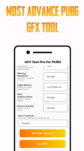 GFX Tool PUBG Pro (Advance FPS