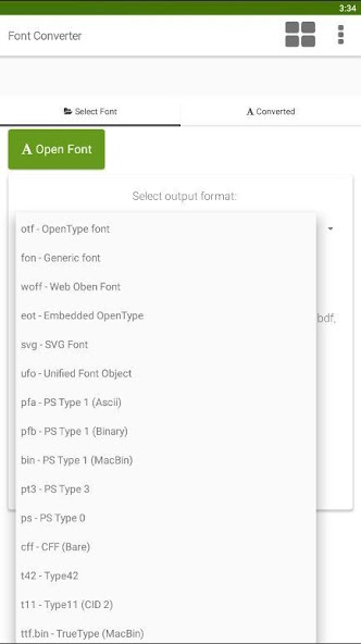 Font Converter - Convert OTF to TTF