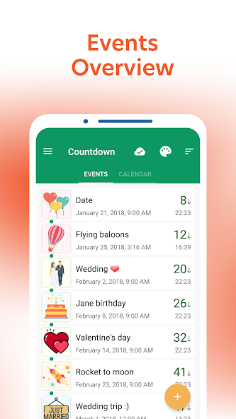 Countdown Days App & Widget