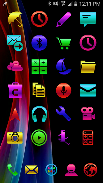 ICON PACK COLORS METAL THEME