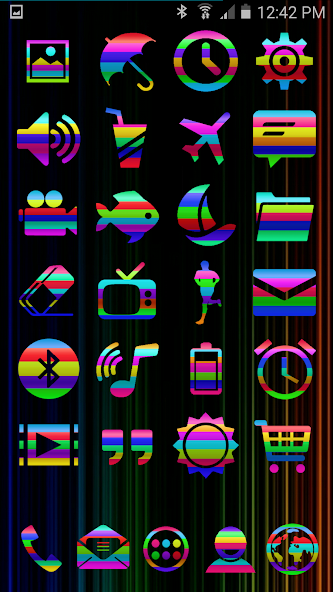 PAQUETE DE ICONOS COLORES MIX