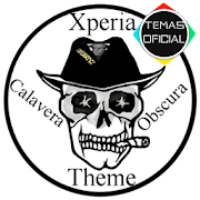 Xperia Theme Calavera Obscura Z