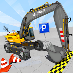 Real Excavator 3D Parking Game 