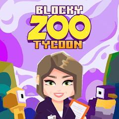 Blocky Zoo Tycoon - Idle Click 