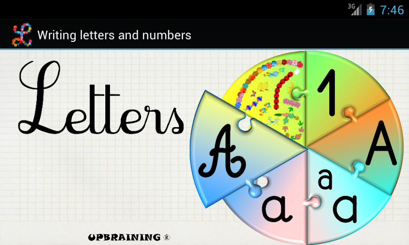 Learning to write 2 -  Letters