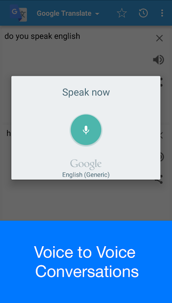 Speak to Voice Translator