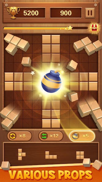 Block Puzzle Wood Blast 