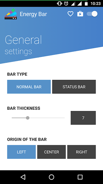 Energy Bar - A pulsating Batte