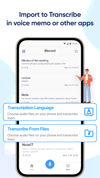 iRecord: Transcribe Voice Note