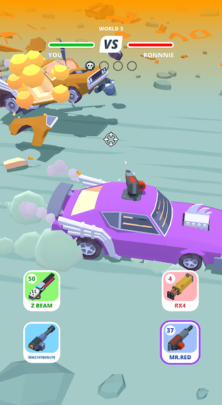 Desert Riders: Car Battle Game 